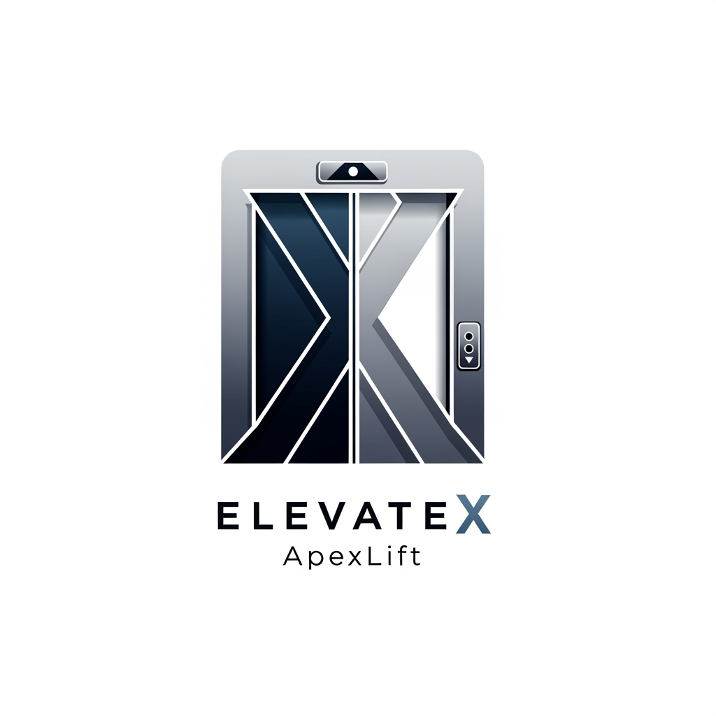 AI Design for creative premimum look type logog banav elevator nd x ne marge kri ne