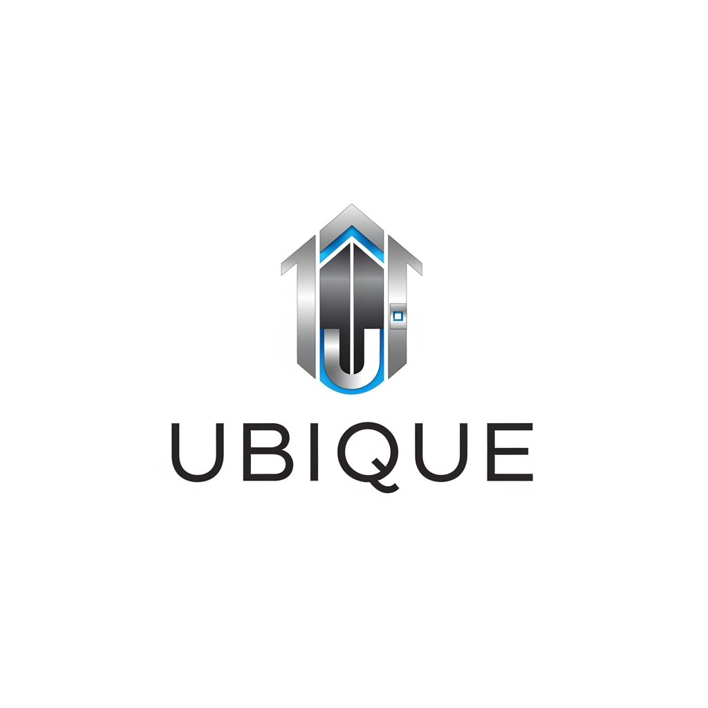 AI Design for elevetor logo create ubique