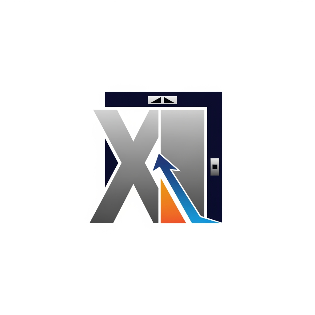 AI Design for creative logog banav elevator nd x ne marge kri ne