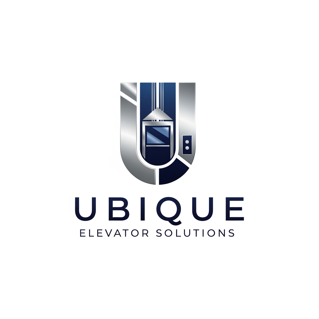AI Design for elevetor logo create ubique