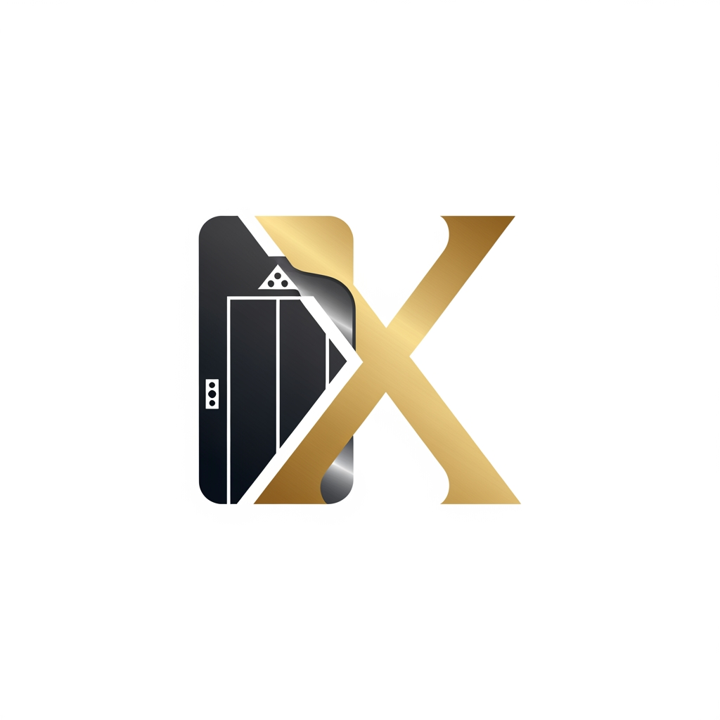 AI Design for creative premimum look type logog banav elevator nd x ne marge kri ne