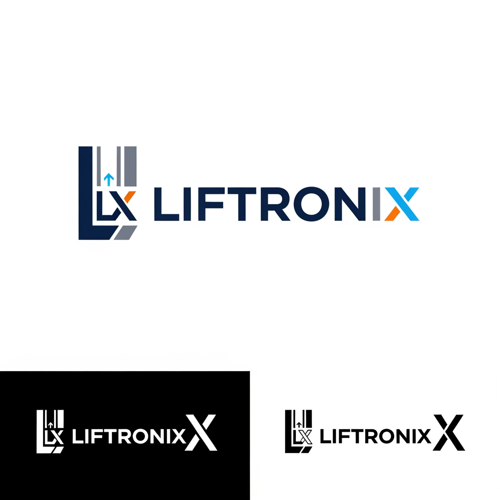 AI Design for Liftronix is a B2B company manufacturing innovative elevator components. Our core
mission is to provide an "X factor" to elevator manufacturers and builders, offering
components and systems that differentiate their products and provide a significant
competitive edge. This project aims to translate this mission into a powerful visual
brand and a comprehensive digital and print presence to effectively market our
solutions.
Liftronix Brand 
Logo Design Requirements
Objective: To create a logo that visually conveys the company's mission of
providing an "X factor" and an edge over the competition. It must reflect innovation,
precision, and the lift/elevation industry.
Design Direction & Style:
• Modern, clean, and professional. Avoid clichés.
• Symbolism: Incorporate elements that subtly suggest lifting, upward
movement, an 'edge,' or the 'X factor' itself.
• Typography: A professional, bold, and modern typeface that communicates
engineering and innovation.
• Color Palette: Use colors that convey technology, premium quality, and
reliability (e.g., deep blues, greys, with a vibrant accent color to represent the
"X factor"). x nd elevator ne merge kri ne logo banav
Key Deliverables:
• Main color logo
• Black and white version
• Icon/Symbol only version
• Usage guidelines (Brand Guidelines)