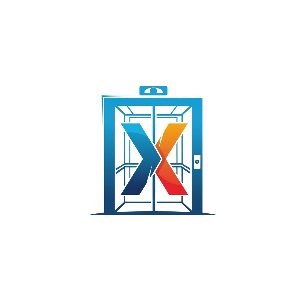 AI Design for creative logog banav elevator nd x ne marge kri ne