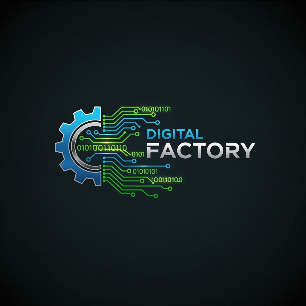 AI Design for I want to make a logo designs for (digital factory )