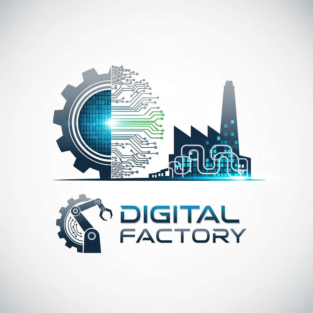 AI Design for I want to make a logo designs for (digital factory )