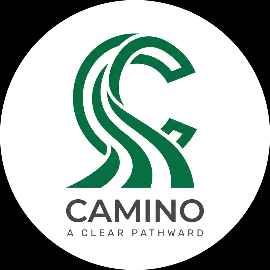 AI Design for create new illustration logo Of "Camino"