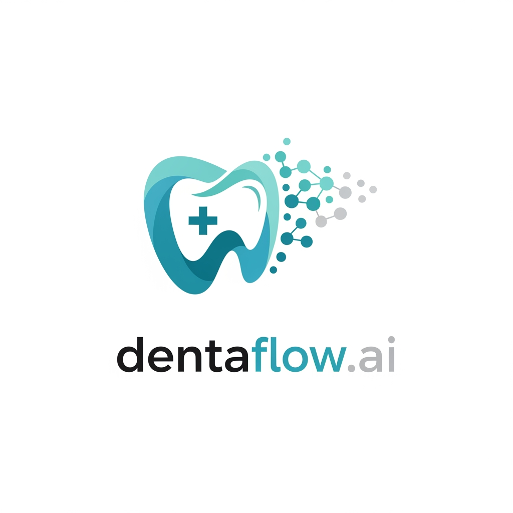 AI Design for create a logo for ai automation services for dental and healthcare clinics. named dentaflow.ai