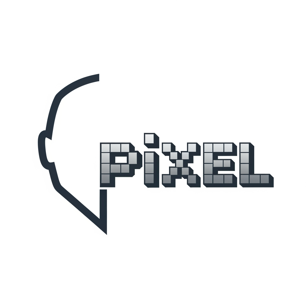 AI Design for (Portrait & Pixel)  logo name generate one logo