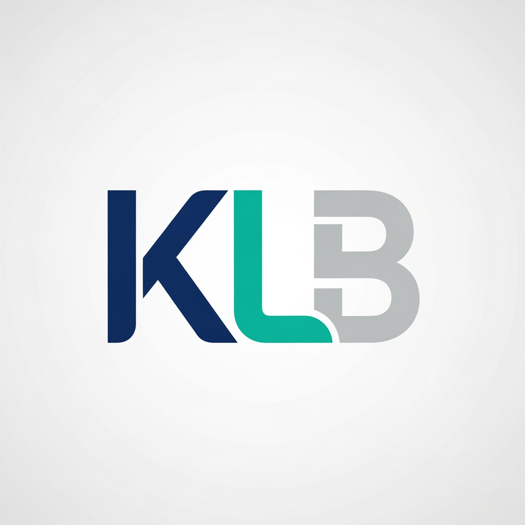 AI Design for KLB LOGO CREATE A NEW LOGO