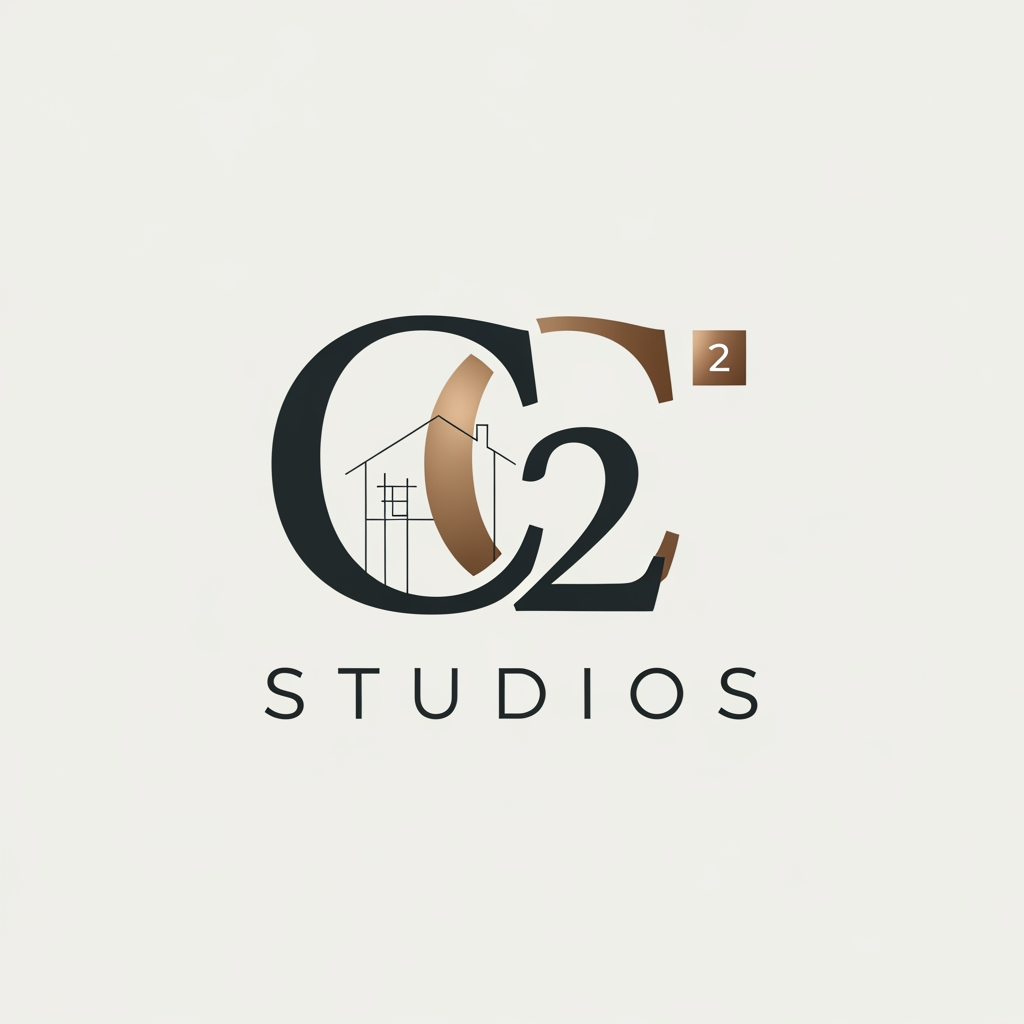 AI Design for my company name it C²Studios im an interior designing student i have created this page to showcase my work and for freelancing create a logo according to the provided information