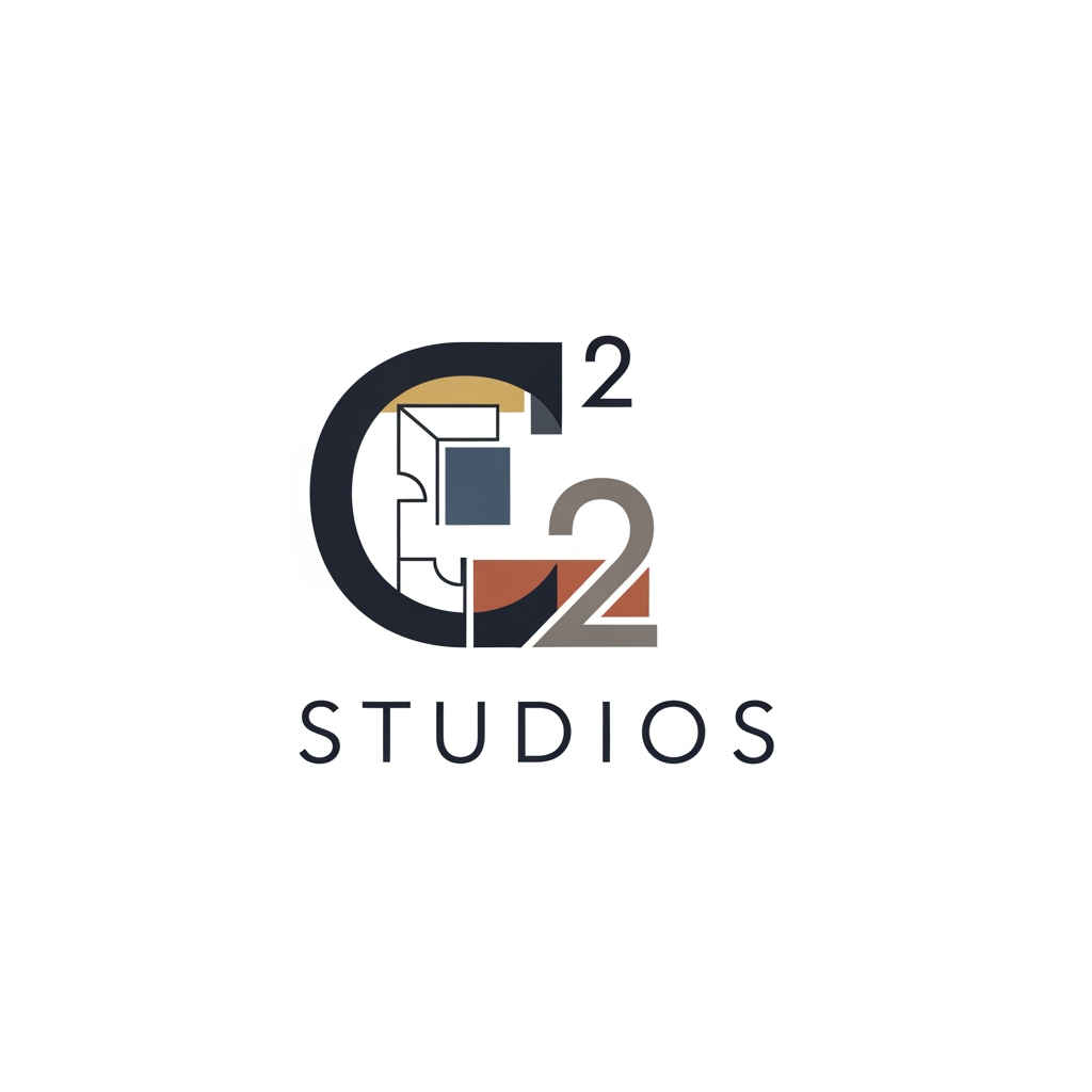 AI Design for my company name it C²Studios im an interior designing student i have created this page to showcase my work and for freelancing create a logo according to the provided information
