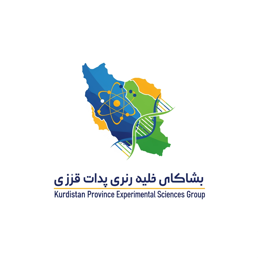 AI Design for لوگو گروه علوم تجربی استان کردستان رو بساز