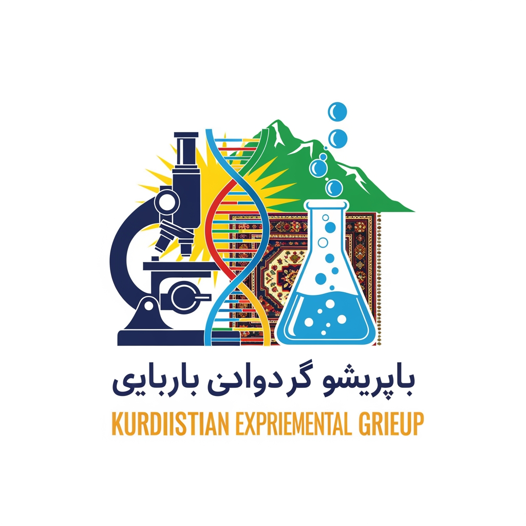 AI Design for لوگو گروه علوم تجربی استان کردستان رو بسازبا المان های علوم تجربی و المان های استان کردستان ایران با بیست سبک مختلف و خلاقانه