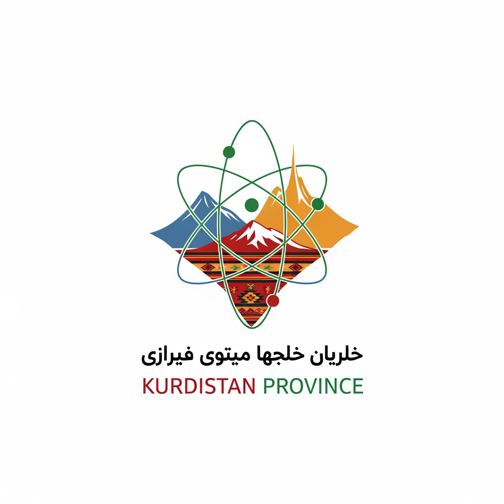 AI Design for لوگو گروه علوم تجربی استان کردستان رو بسازبا المان های علوم تجربی و المان های استان کردستان ایران مدرن و منیمال