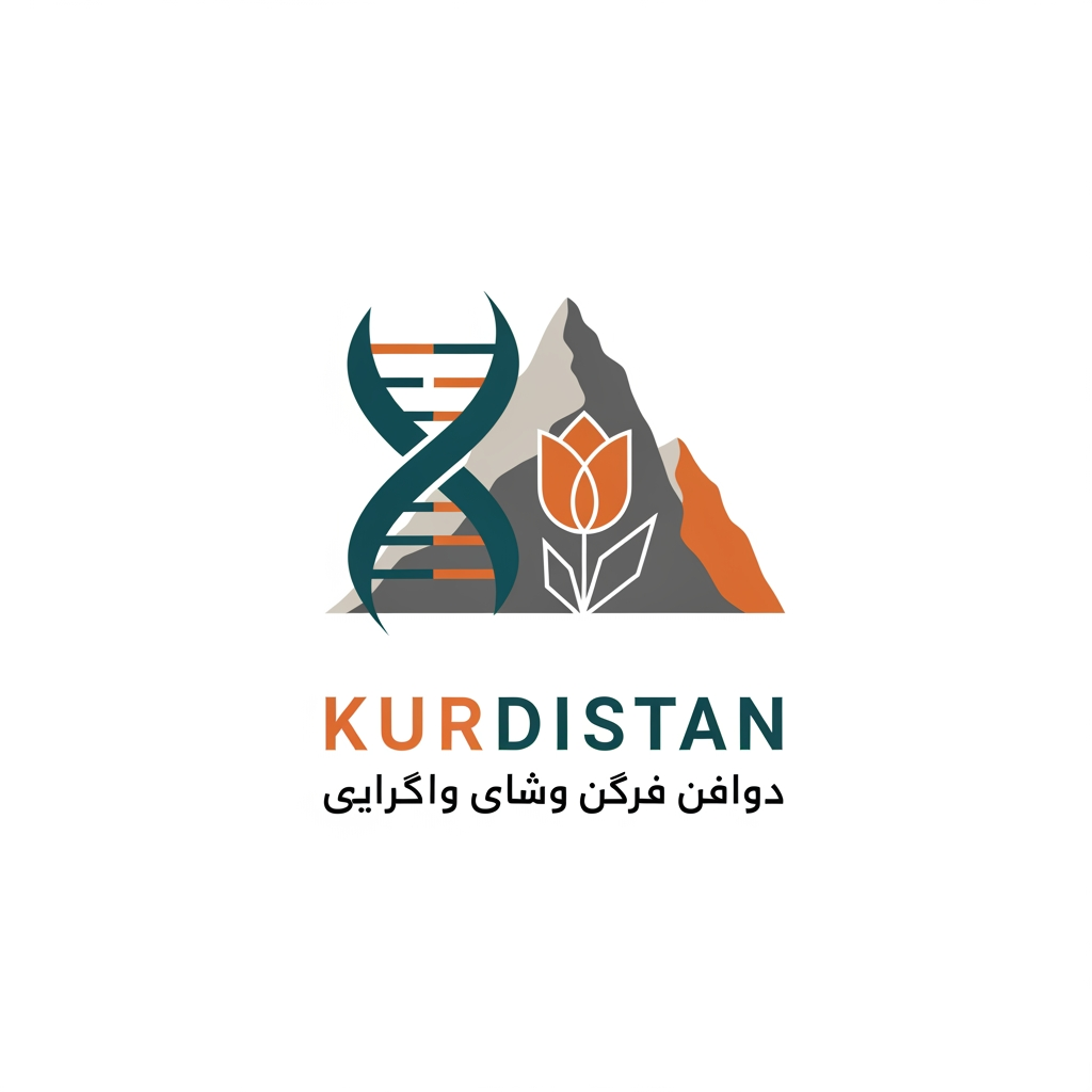 AI Design for لوگو گروه علوم تجربی استان کردستان رو بسازبا المان های علوم تجربی و المان های استان کردستان ایران مدرن و منیمال