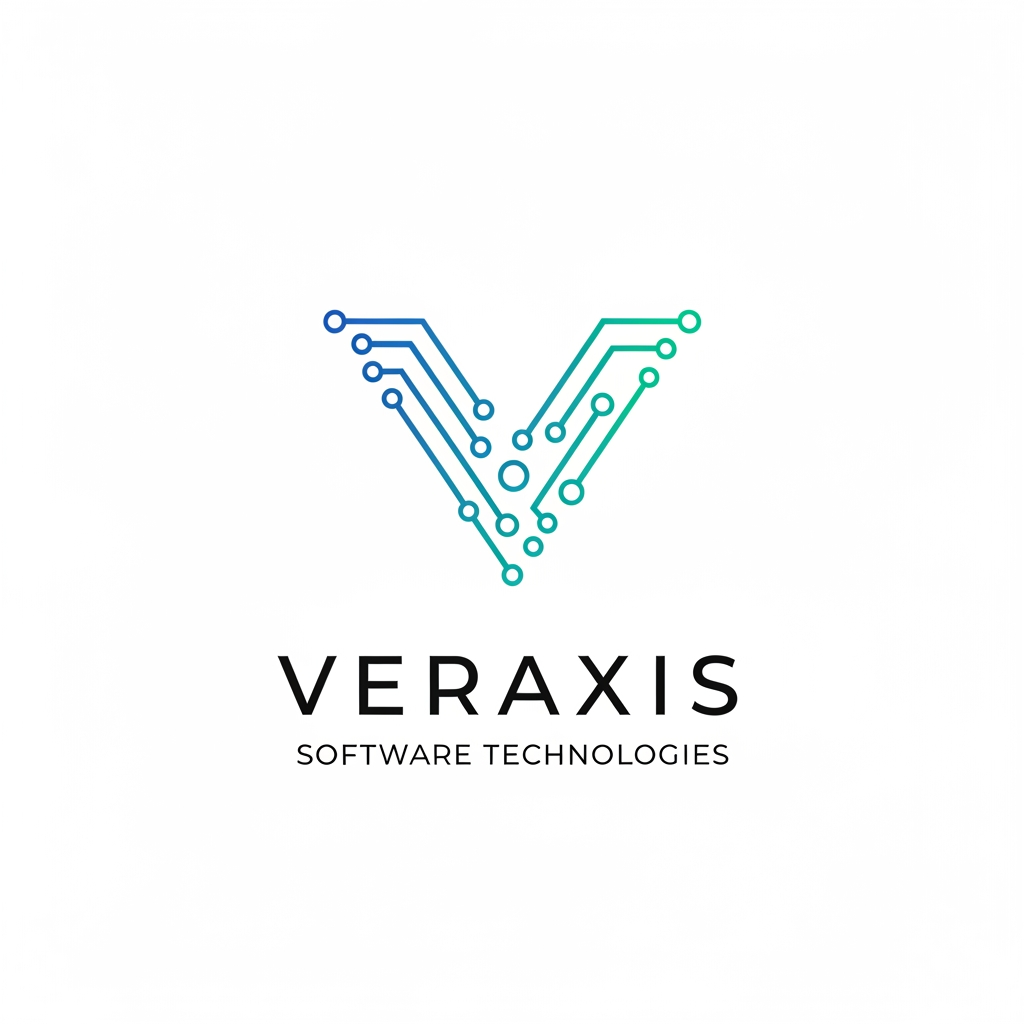 AI Design for generate logo for Veraxis software technologies