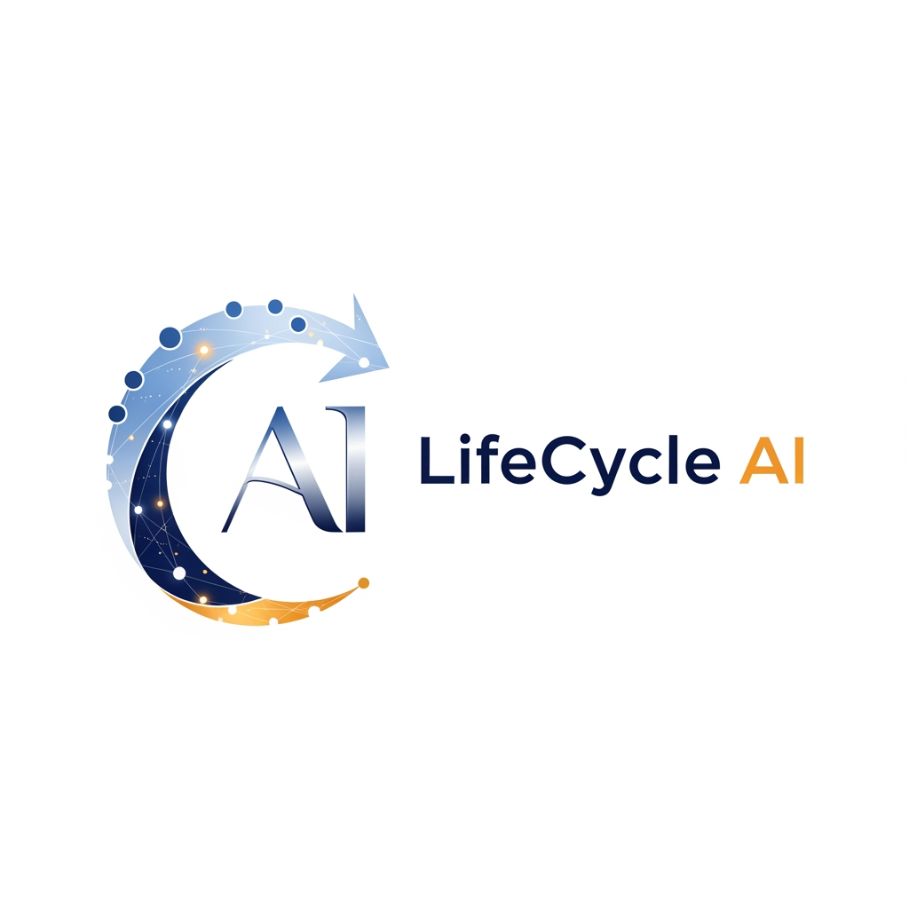 AI Design for generate logo for my app which is a customer lifecycle management app for a bank which uses AI and ML and uses personalisation