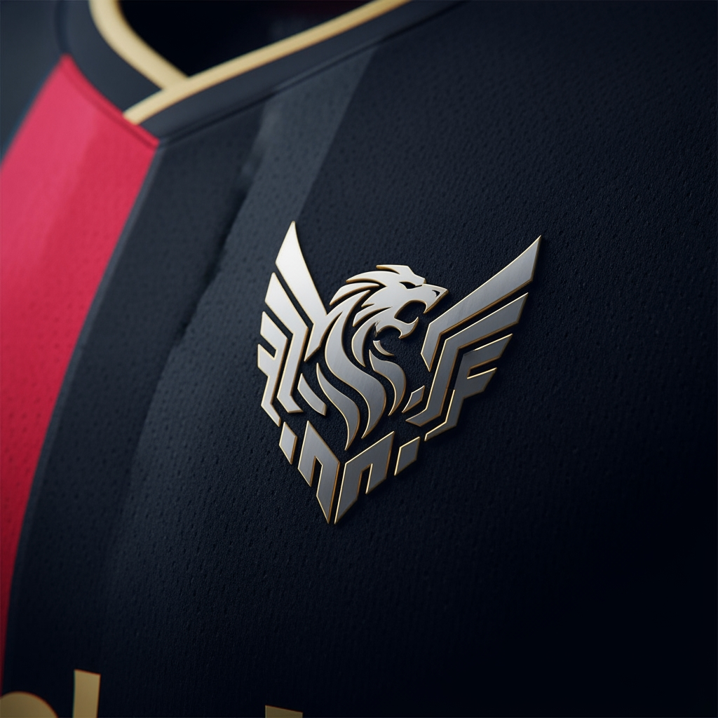 AI Design for football club with denotes aestetic and powerfull