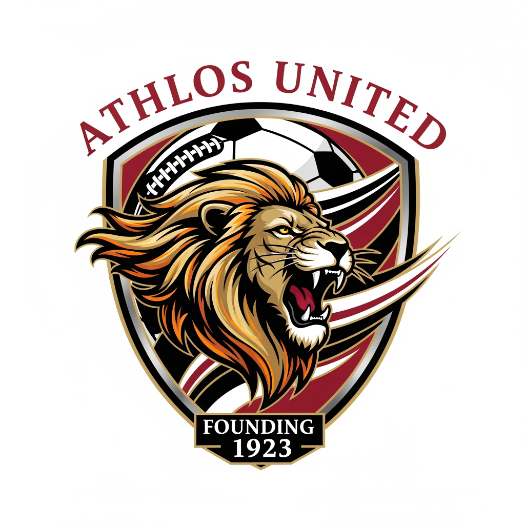 AI Design for football club with denotes aestetic and powerfull