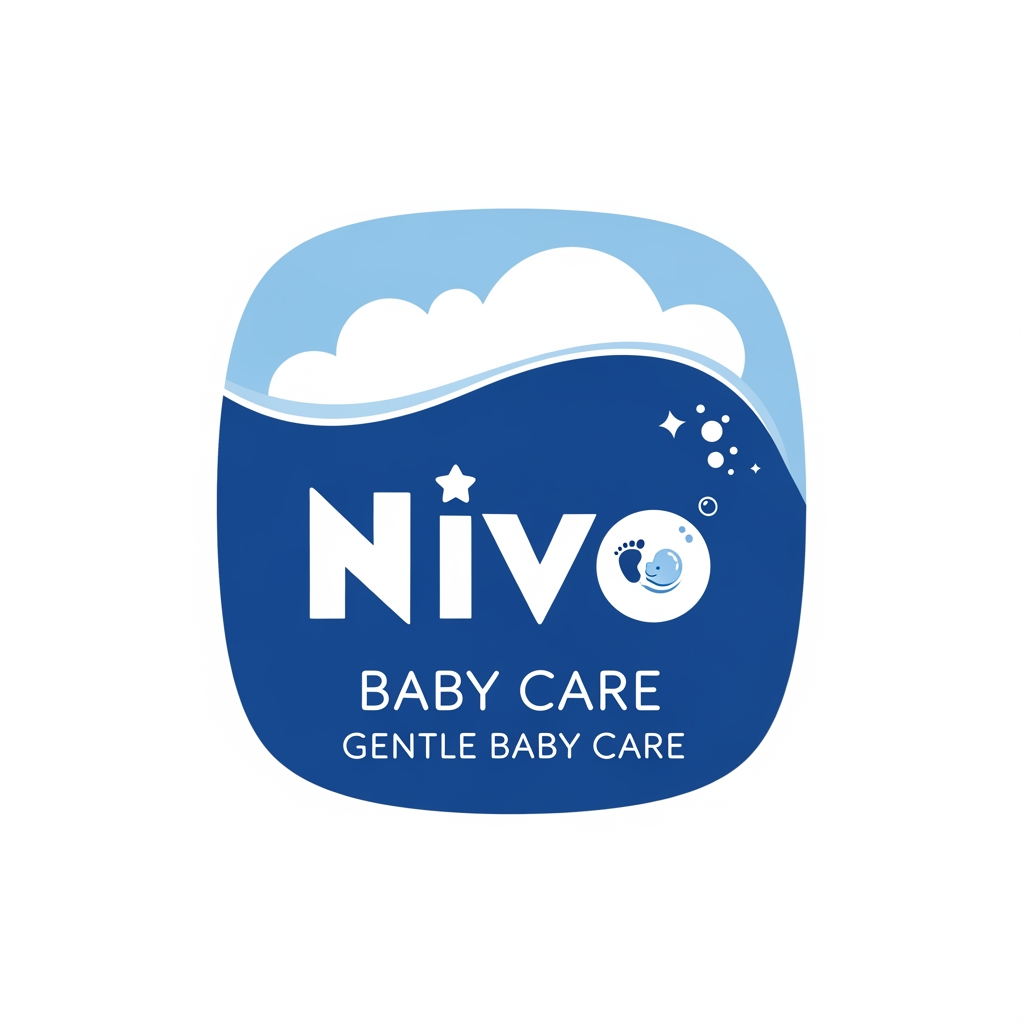 AI Design for MAKE ME A LOGO OF NIVO BY TAKING REFERENCE OF NIVEA AND THE COMPANY PRODUCES BABY CARE PRODUCTS