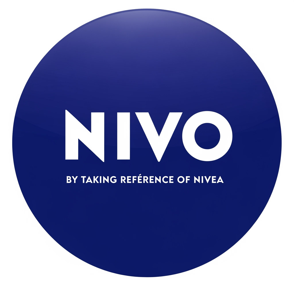 AI Design for MAKE ME A LOGO OF NIVO BY TAKING REFERENCE OF NIVEA CHANGE FONT