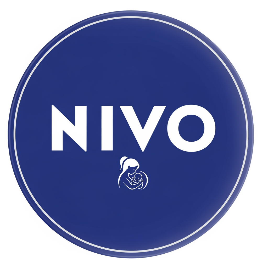 AI Design for MAKE ME A LOGO OF NIVO BY TAKING REFERENCE OF NIVEA AND THE COMPANY PRODUCES BABY CARE PRODUCTS