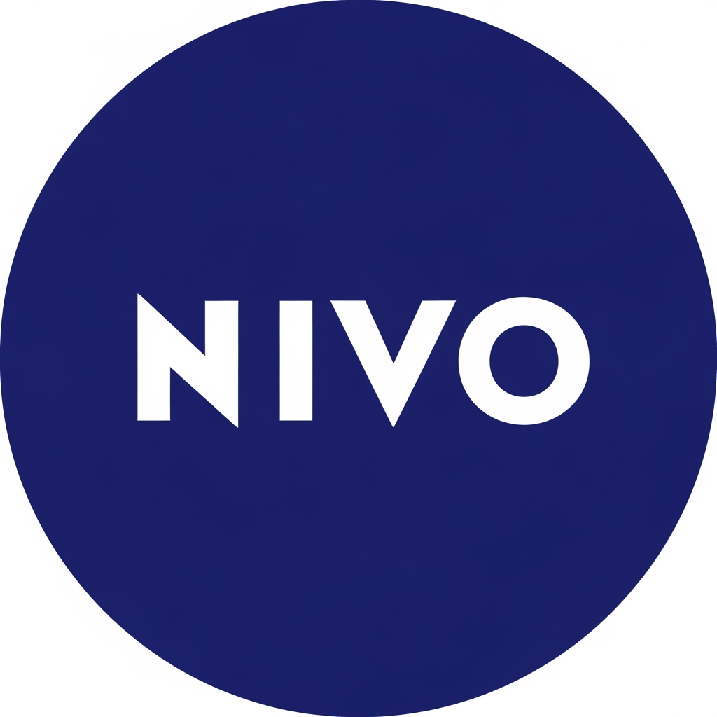 AI Design for MAKE ME A LOGO OF NIVO BY TAKING REFERENCE OF NIVEA