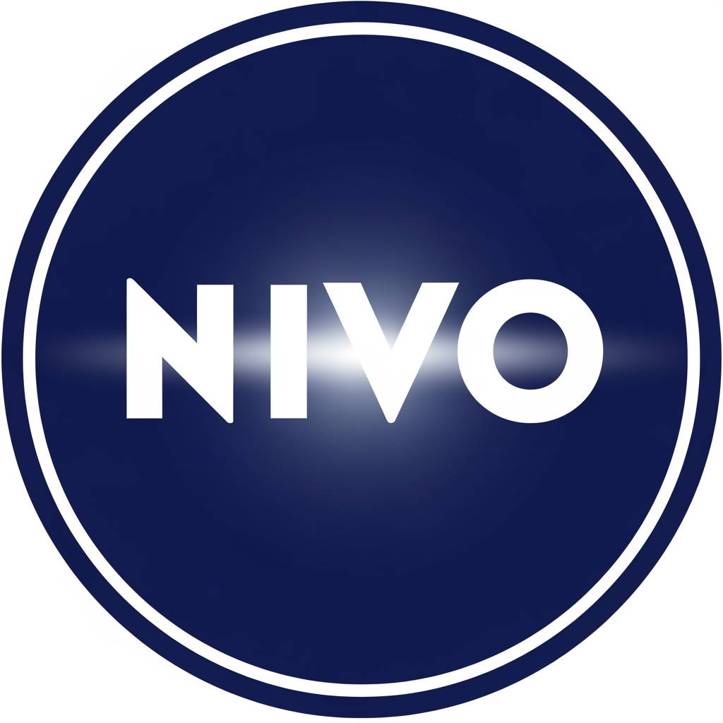 AI Design for MAKE ME A LOGO OF NIVO BY TAKING REFERENCE OF NIVEA CHANGE FONT