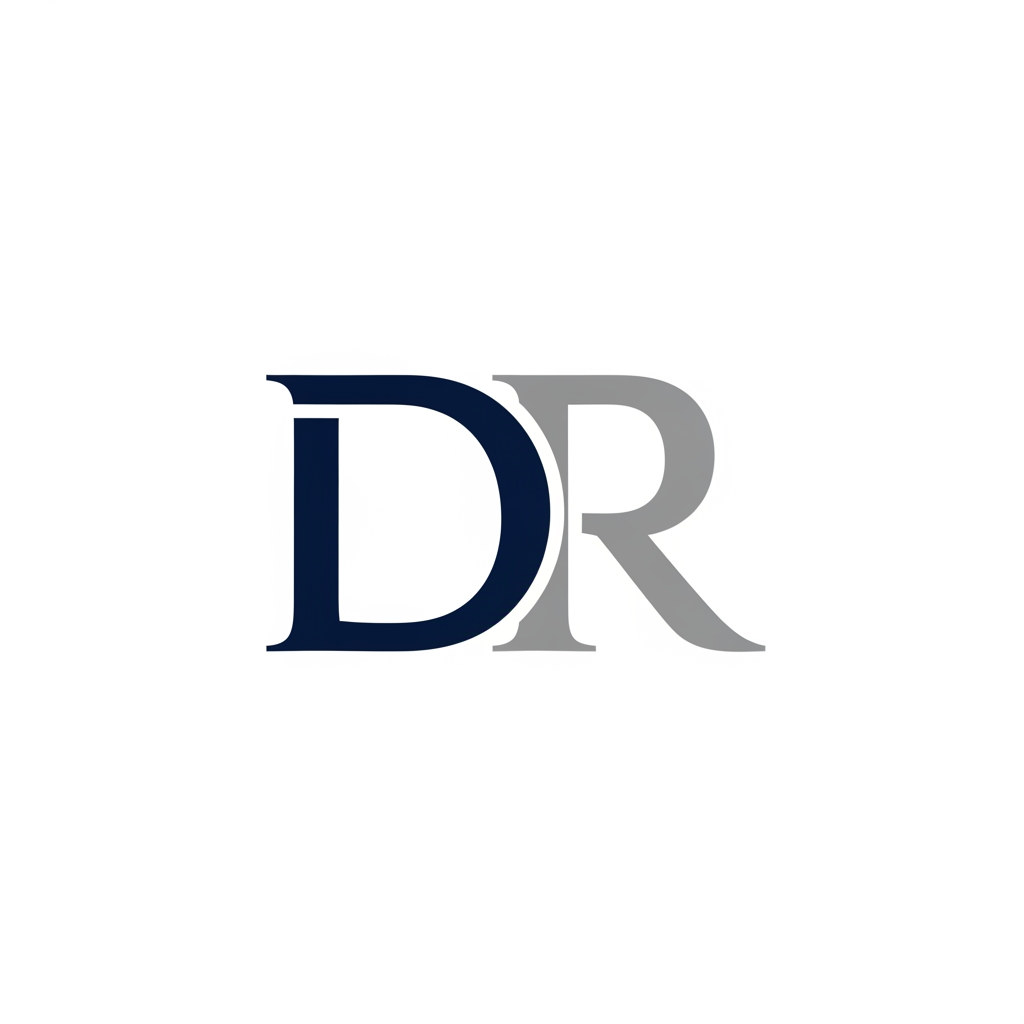 make with letter D and R AS THESE ARE THE INITIALS OF FOUNDERS