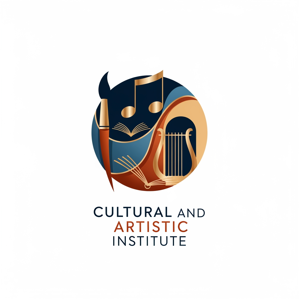 AI Design for make logo  for Cultural and artistic institute