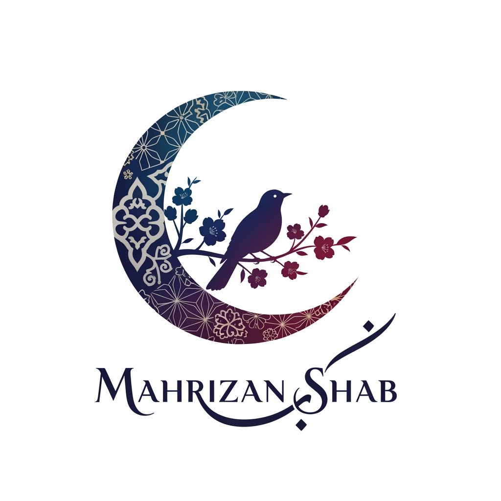 AI Design for make logo  for Cultural and artistic institu    اسمش  ماهریزان شب   باشه
