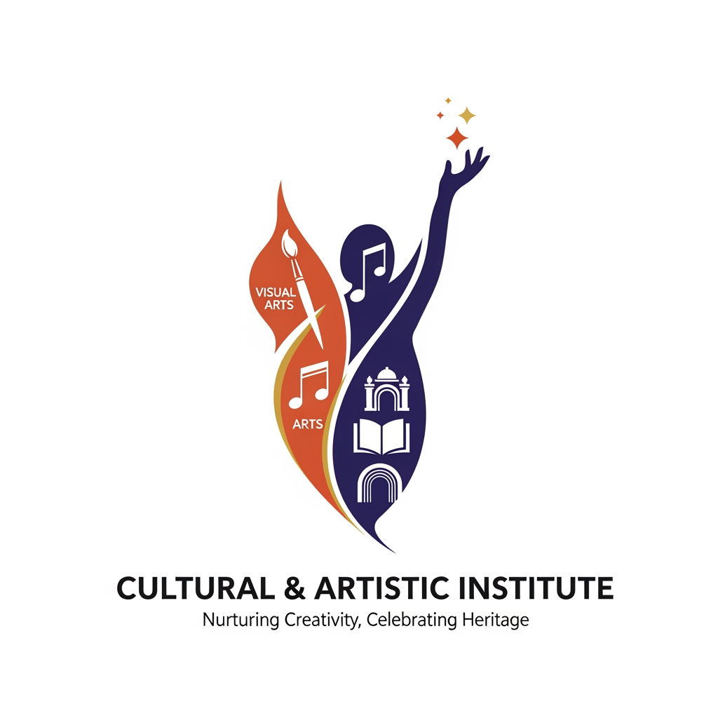 AI Design for make logo  for Cultural and artistic institute