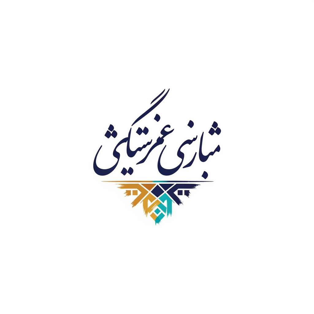 AI Design for make logo  for Cultural and artistic institu    فقط با کلمات فارسی  ماهریزان شب  باشه