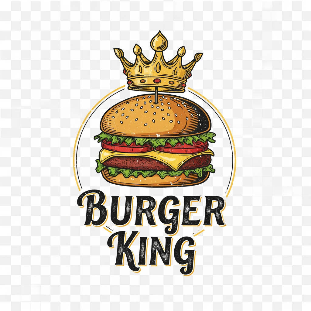 AI Design for i'm buiding an website called burger king... make me a logo