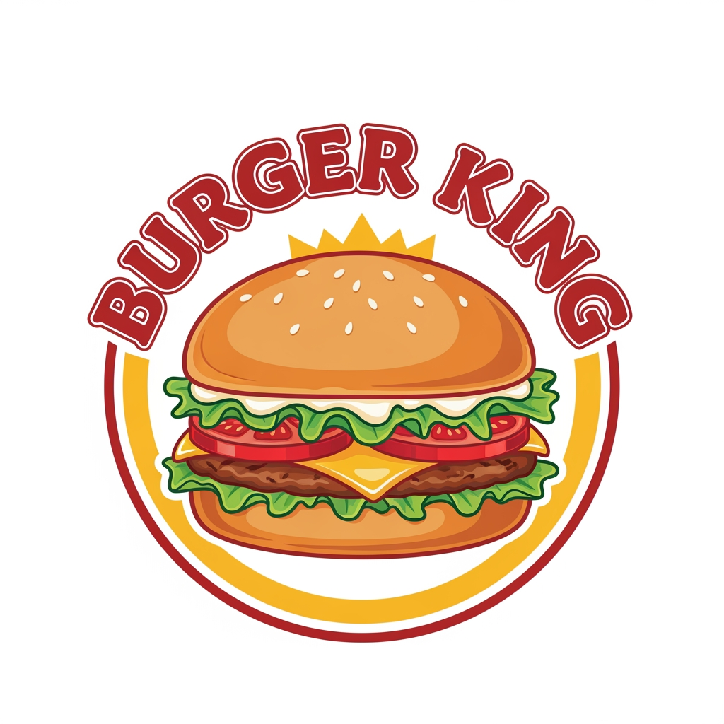 AI Design for i'm buiding an website called burger king... make me a logo