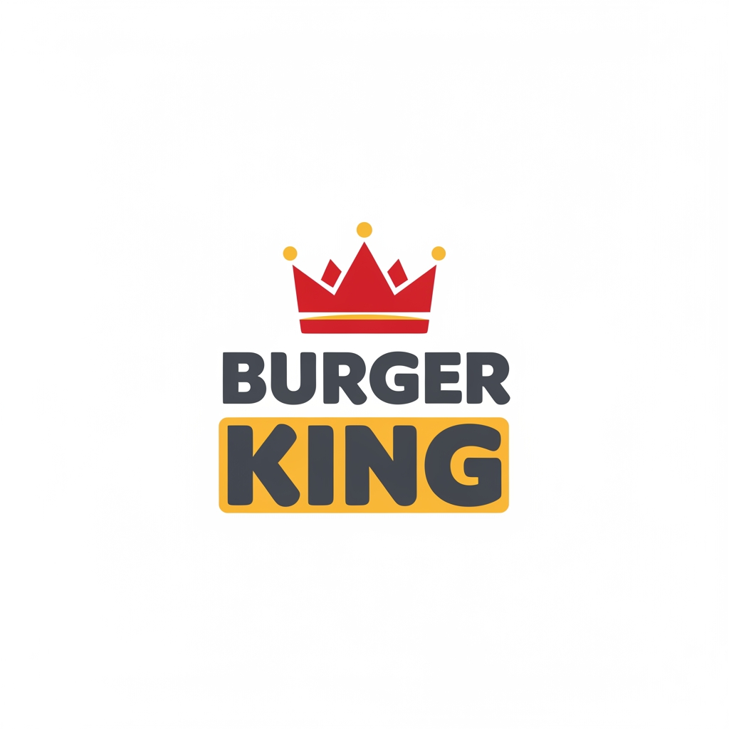 AI Design for i'm buiding an website called burger king... make me a logo