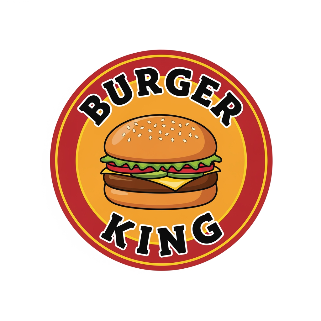 AI Design for i'm buiding an website called burger king... make me a logo