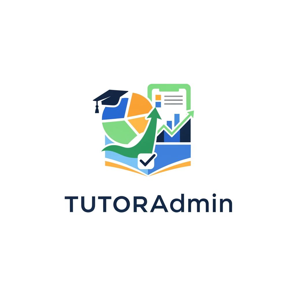 AI Design for I want to create a logo and a cover pic for my brand TutorAdmin that handles payments, attendence logs, student data, monthly earnings, parent attendence sheet tutor dashboard and many more features to come in future