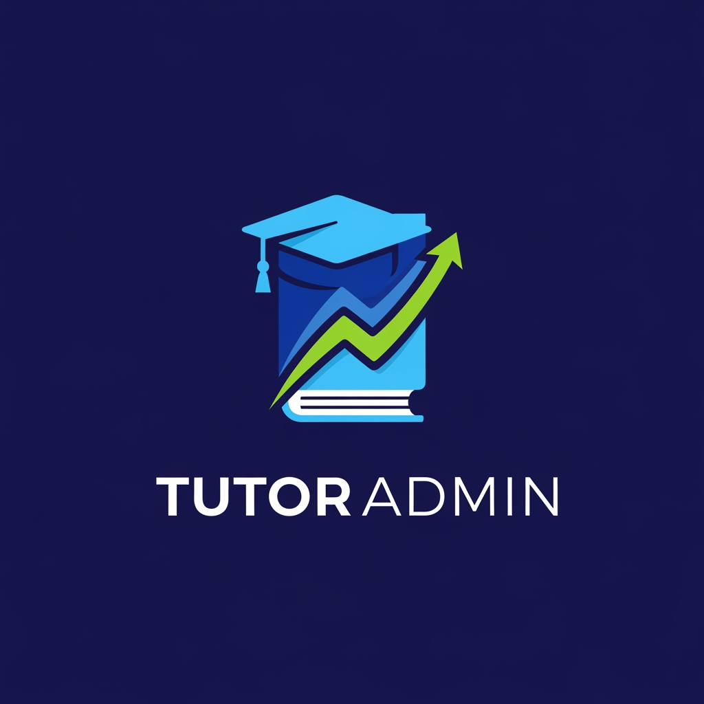 AI Design for I want to create a logo and a cover pic for my brand TutorAdmin that handles payments, attendence logs, student data, monthly earnings, parent attendence sheet tutor dashboard and many more features to come in future