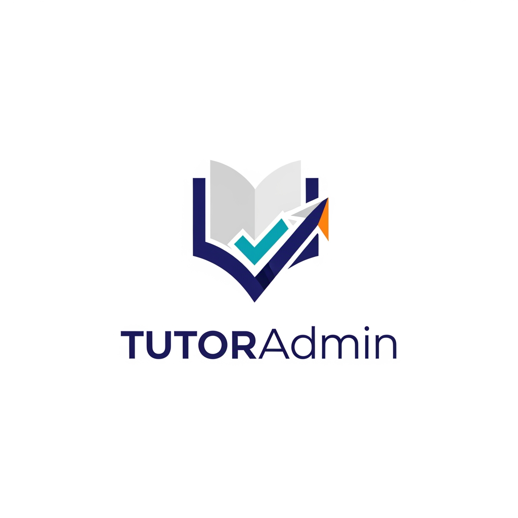 AI Design for I want to create a logo and a cover pic for my brand TutorAdmin that handles payments, attendence logs, student data, monthly earnings, parent attendence sheet tutor dashboard and many more features to come in future