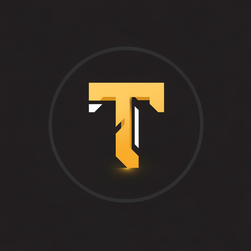 AI Design for Diseña un logo moderno para una comunidad de gaming llamada “Taco Club”. El logo debe transmitir una comunidad activa, amigable y estilo YouTuber gaming, con sensación de lugar donde la gente quiere entrar y quedarse.

Elemento principal: una letra “T” grande, sólida y geométrica, ligeramente personalizada con cortes suaves o variaciones sutiles que le den identidad única. La “T” debe ser el foco absoluto del diseño.

Estilo: mezcla entre minimalismo moderno y branding de creador de contenido gaming, limpio pero con presencia visual fuerte. No debe parecer un logo corporativo ni un logo genérico de clan competitivo.

Forma: diseño centrado dentro de un badge circular (tipo icono de Discord).

Colores: fondo negro profundo mate, la “T” en amarillo dorado cálido con sensación premium, con posibles detalles en blanco muy sutiles para contraste.

La “T” puede tener un ligero efecto de glow suave o iluminación discreta, pero sin exageración ni estilo neon agresivo.

Estética general: comunidad de gaming moderna tipo YouTuber, accesible, confiable, divertida, con identidad visual clara y memorable incluso en tamaños pequeños.

Evitar: mandos de videojuego, espadas, rayos exagerados, estilo esports agresivo, sobrecarga de detalles, texto dentro del logo, elementos infantiles o genéricos.

El resultado debe parecer una marca real de comunidad digital activa con identidad propia, no una plantilla de logo.