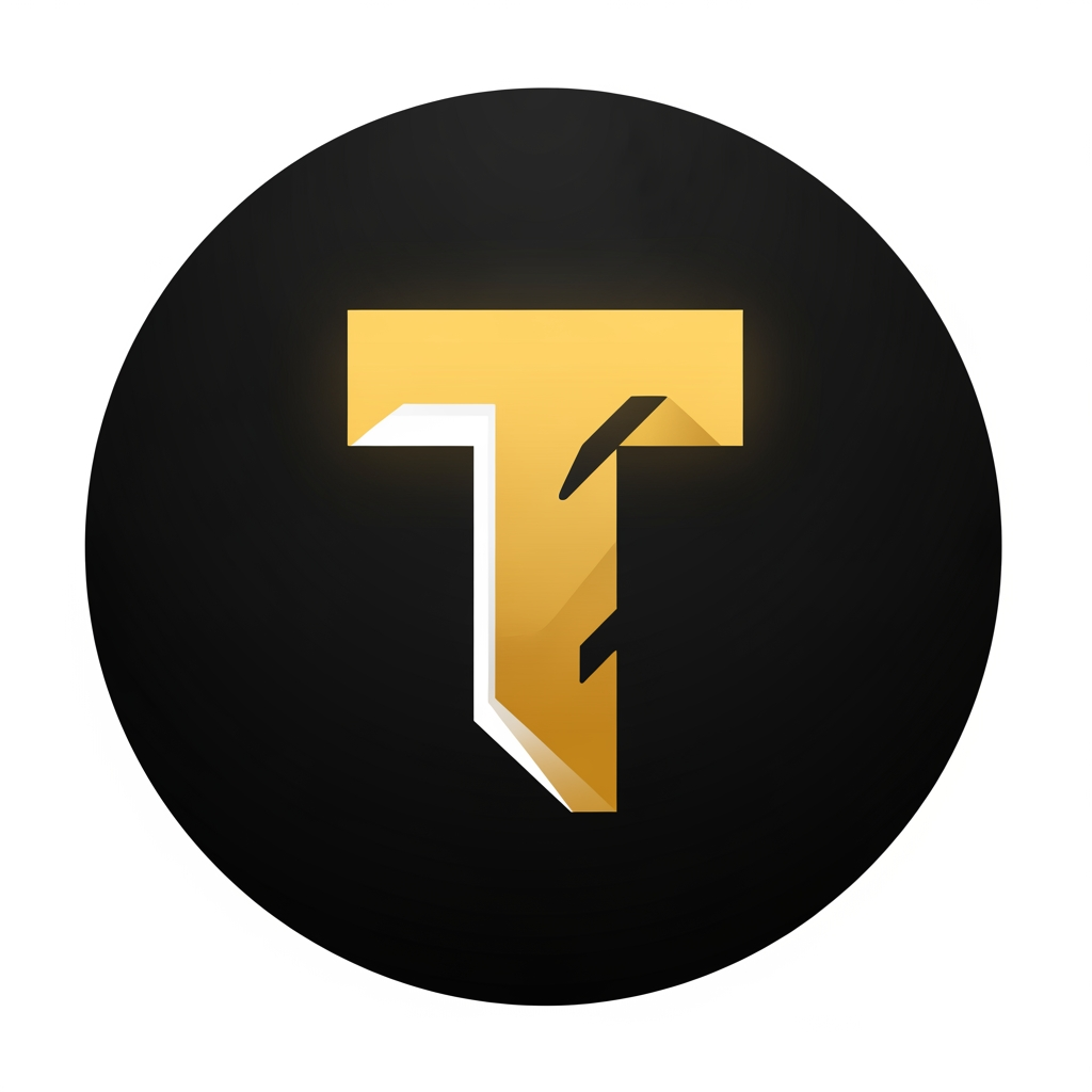 AI Design for Diseña un logo moderno para una comunidad de gaming llamada “Taco Club”. El logo debe transmitir una comunidad activa, amigable y estilo YouTuber gaming, con sensación de lugar donde la gente quiere entrar y quedarse.

Elemento principal: una letra “T” grande, sólida y geométrica, ligeramente personalizada con cortes suaves o variaciones sutiles que le den identidad única. La “T” debe ser el foco absoluto del diseño.

Estilo: mezcla entre minimalismo moderno y branding de creador de contenido gaming, limpio pero con presencia visual fuerte. No debe parecer un logo corporativo ni un logo genérico de clan competitivo.

Forma: diseño centrado dentro de un badge circular (tipo icono de Discord).

Colores: fondo negro profundo mate, la “T” en amarillo dorado cálido con sensación premium, con posibles detalles en blanco muy sutiles para contraste.

La “T” puede tener un ligero efecto de glow suave o iluminación discreta, pero sin exageración ni estilo neon agresivo.

Estética general: comunidad de gaming moderna tipo YouTuber, accesible, confiable, divertida, con identidad visual clara y memorable incluso en tamaños pequeños.

Evitar: mandos de videojuego, espadas, rayos exagerados, estilo esports agresivo, sobrecarga de detalles, texto dentro del logo, elementos infantiles o genéricos.

El resultado debe parecer una marca real de comunidad digital activa con identidad propia, no una plantilla de logo.