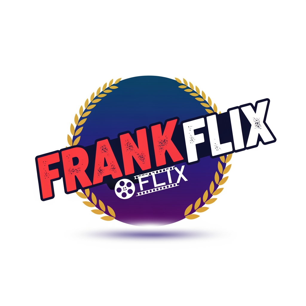 AI Design for A streaming application logo named "FRANKFLIX"
