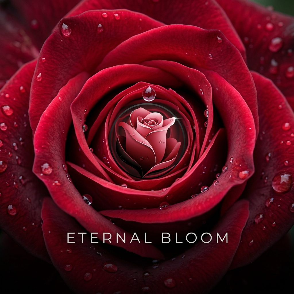 AI Design for add the image in rose petals