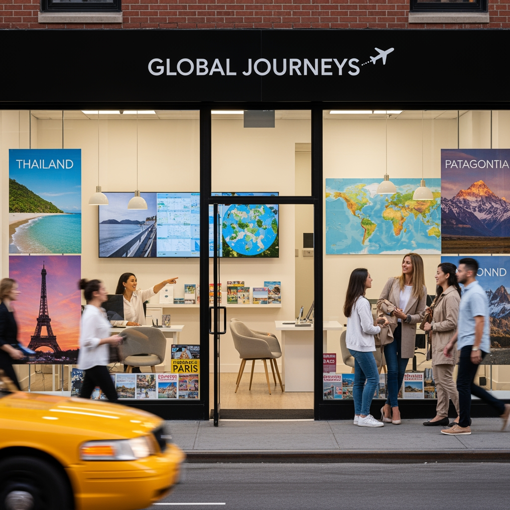 AI Design for travel agency