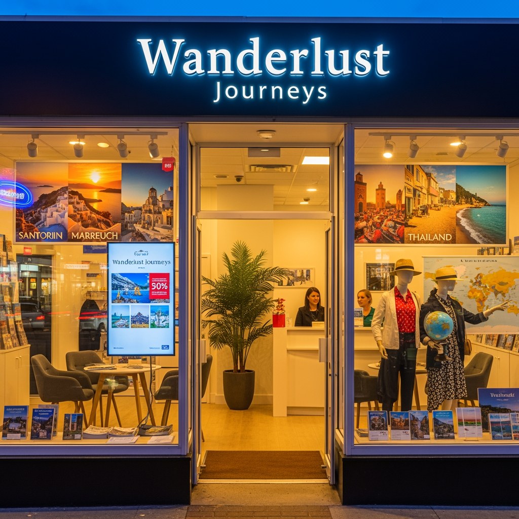 AI Design for travel agency