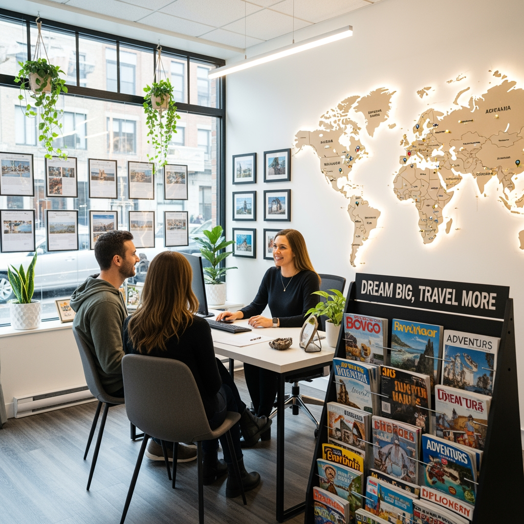 AI Design for travel agency