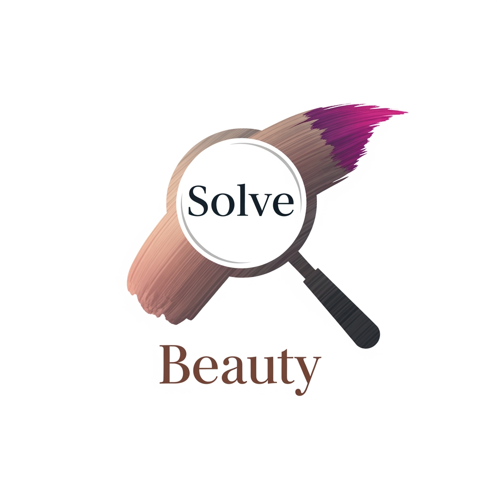 AI Design for i run a social media marketing agency based on makeup artist the name of the agency is solve beauty 
design a logo based on that