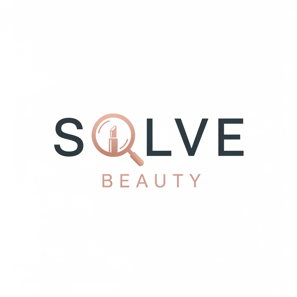 AI Design for i run a social media marketing agency based on makeup artist the name of the agency is solve beauty 
design a logo based on that