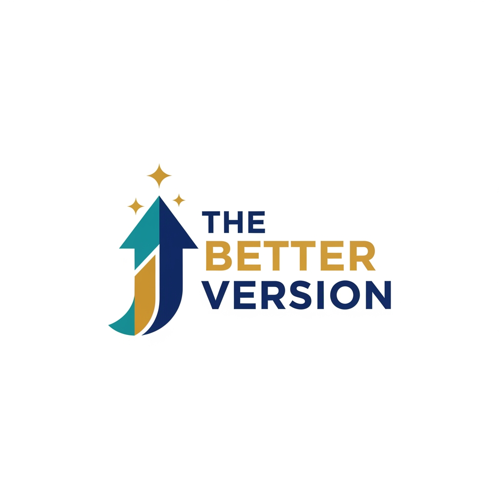 AI Design for my youtube channel name is "the better version" 
it focuses on improvement, growth,comback,goals,harsh realities, life lessons,fake personality truths, human growth mindset, generational changer comeback,how to be the right person, be the change,inspiration,motivation,people mindset, i want you to create the best suiting logos for my channel as well as highly suiting channel banner too for it